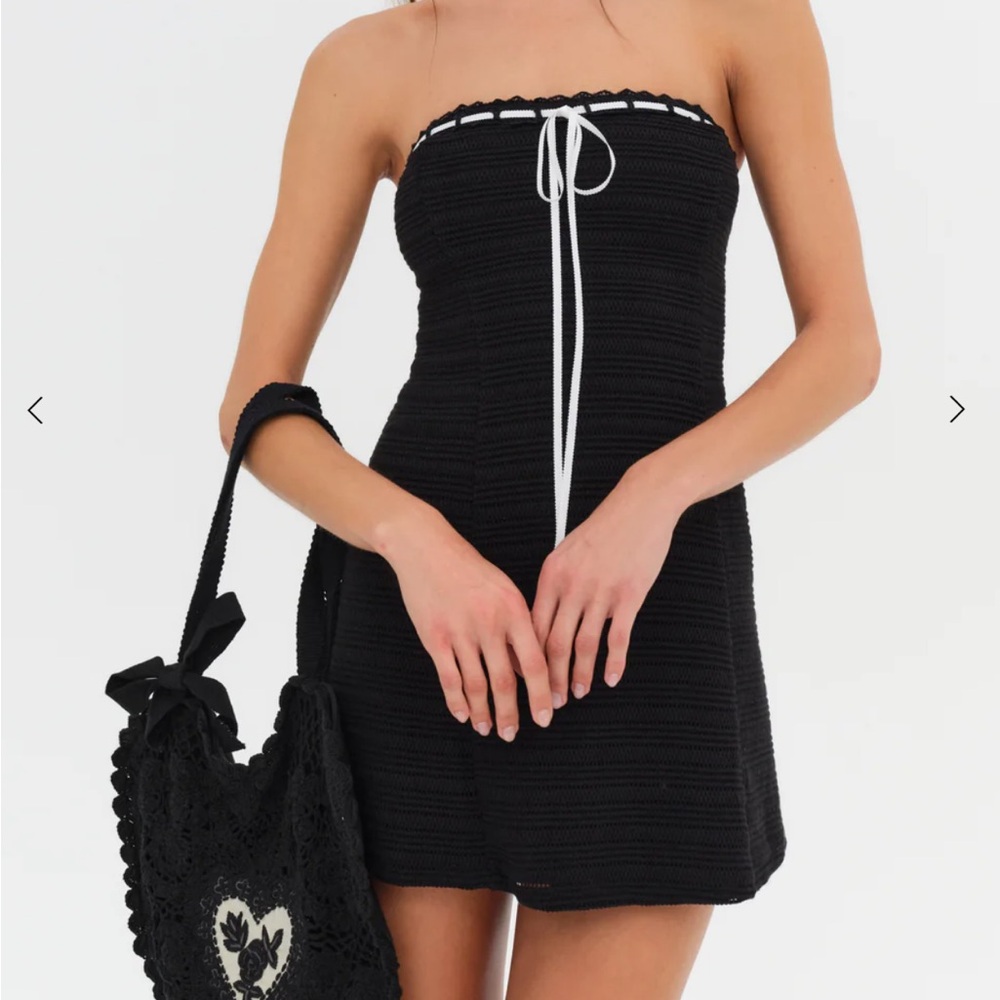 For Love & Lemons Mayfair Crochet Dress